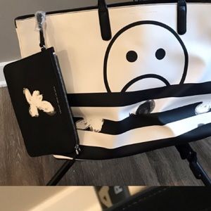 NWT Marc by Marc Jacobs Unsmiley Sad Face Tote